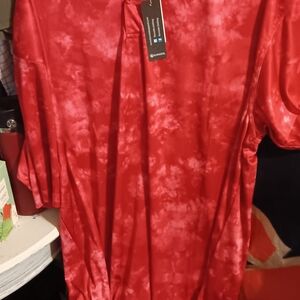 Red Tie-Dye T-Shirt